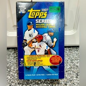 2002 Topps Series 2 Sealed Box of Baseball Cards